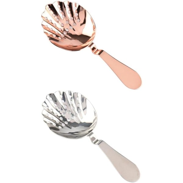 Rustfritt stål teblad infuser sil skje krydder sil