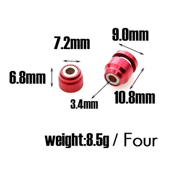 RC Bil Kaross Skal Hål Borrguide Punch Öppnare Lokaliserare Magnet för Axial SCX10 TRX4 Drift Redcat,2