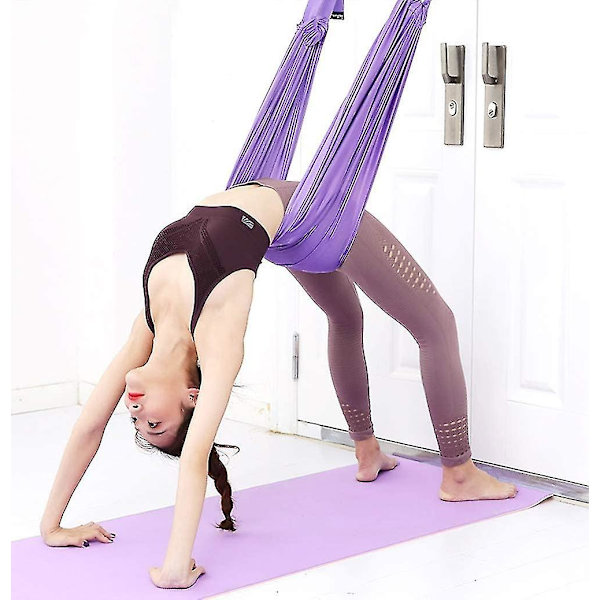 Midjestretchband med dörrfäste, justerbar yoga