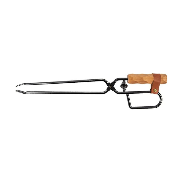 Grilltång i kol, grilltång, köksredskap, lång H
