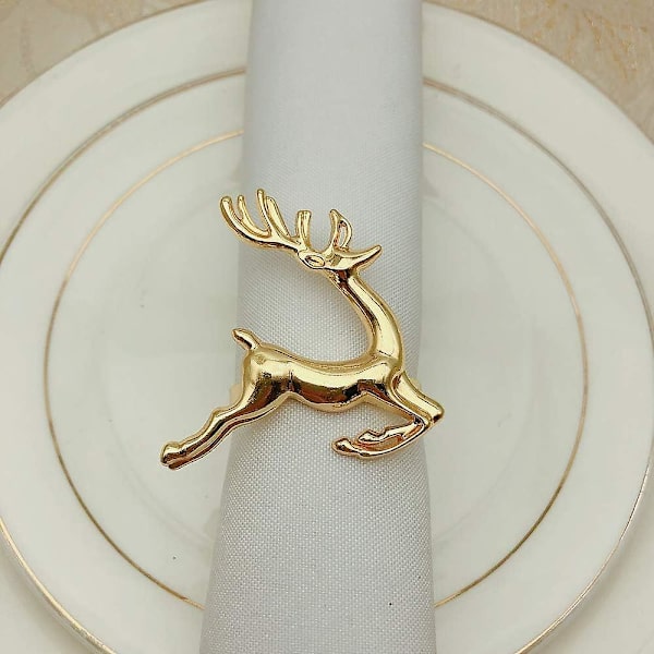 Servettringar Set med 6 Silver Set med 6 Servettringar Jul, Helgdagar,