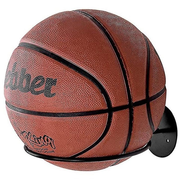 Veggmontert Ball Oppbevaring Sportsball Holder Stativ Display Oppbevaring Stål black