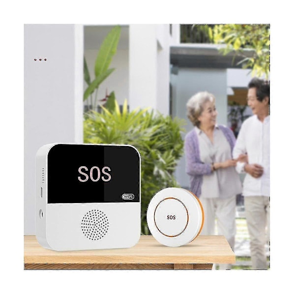 2024 Uusi langaton Wifi-vanhustenhoitajan hakulaite SOS-hätäpainike Hätähälytysjärjestelmä Seniori- ja potilaskäyttöön