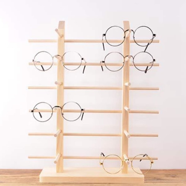 Briller Display Stativ Kreativ Træ Solbriller Stativ Briller Stativ