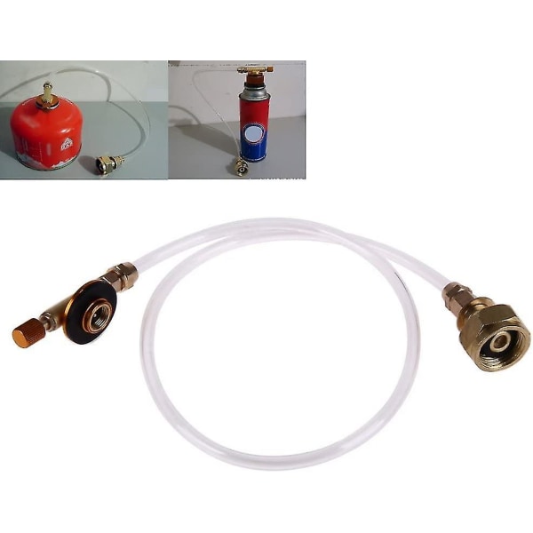 Utomhus gas spis camping spis propangas påfyllningsadapter brännare Lpg platt cylinder