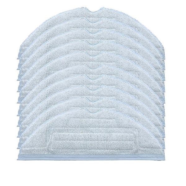 10 stk. moppepuder til Roborock T7s T7s Plus S7 genanvendelig gulv