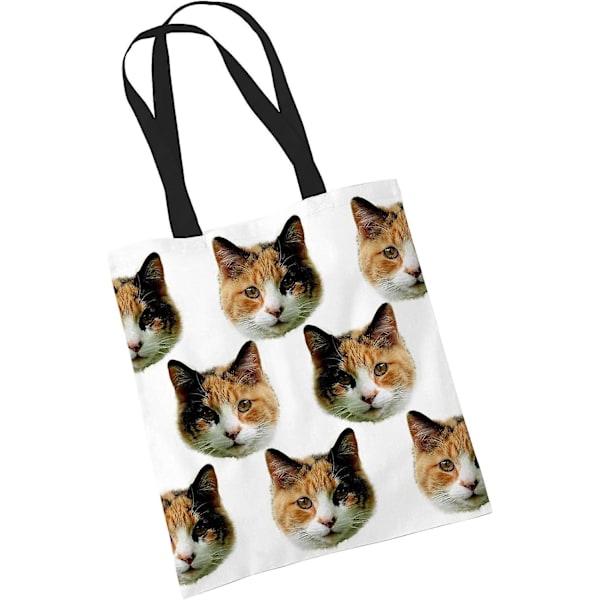 Kissa-aiheinen kangaskassi - Calico Cat -ostoskassit lahjoiksi