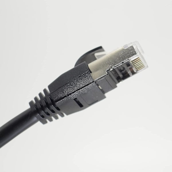 Kabelsplitter Netværksadapter (sort) (1stk)