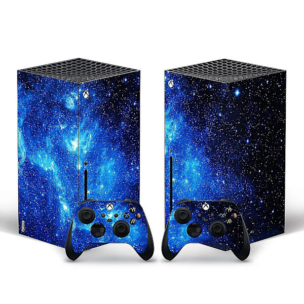 Xbox Series X -tarrat - Koko vinyylinahkainen tarrasuojakotelo konsoleille ja ohjaimille
