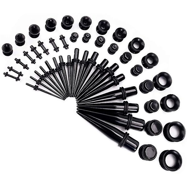 Öronsträckningskit 50 st Öronmätare Expander Set