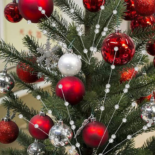 Sølvbær Kunstige Julegreiner For Juletrpynt Glitter Julepinner Pinner DIY Håndverk