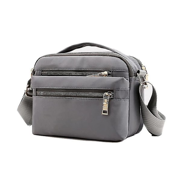 Kvinder Crossbody Taske, Multi-Pocket Crossbody Taske, Crossbody Taske, Rejsetaske, Håndtasker til Mænd og Kvinder, Velegnet til Shopping, Rejsedating, Daglig Gåtur