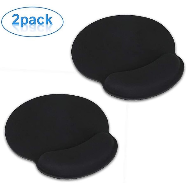 Mouse Pad With Ergonomic Gel Wrist Rest In Memory Foam For Laptop Or Desktop