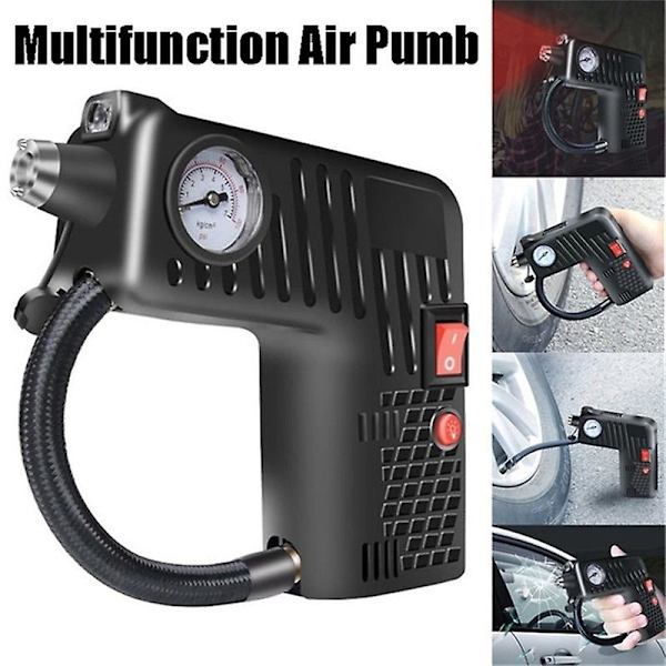 12v trådløs luftkompressor elektrisk bil dekk kompressor inflator digital LCD for bil sykkel sykkel auto båt blåser