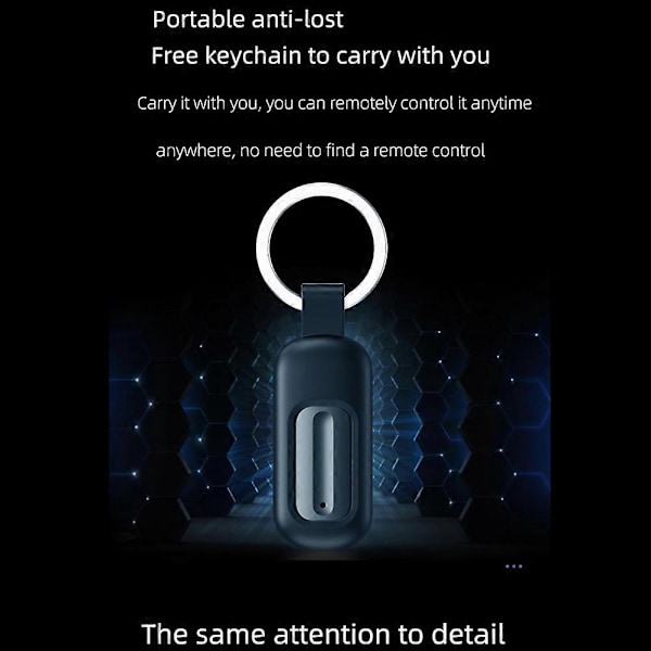 Smartphone IR Mini Adapter Smart App Kontrol Trådløs Infrarød Telefon Fjernbetjening til /13/12 & Under Sort