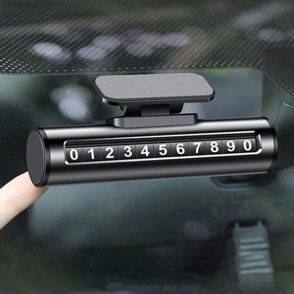 Kreativ Bilmobil Telefonnummer Bilparkerings Plade 1