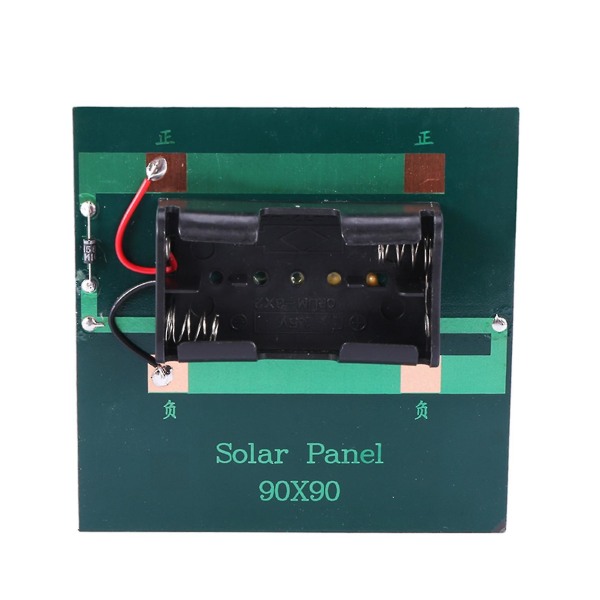 1w 4v uppladdningsbar Aa batteri solcellsladdare med för 2xaa batterier som laddas direkt
