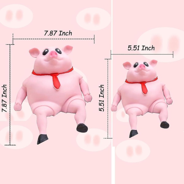 2023 Uusi Pink Pig Squishy -lelu, uutuussöpöt possun puristuslelut, söpö  vaaleanpunainen possumiehen aistinvarainen stressilelu, stressiä lievittävä  lelu lapsille f028 | Fyndiq