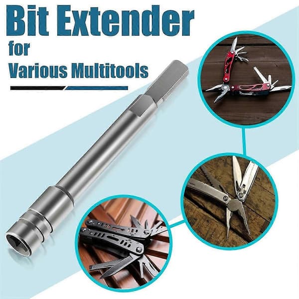 Bit Driver Extender Tilleggsutstyr for Multiverktøy, 1/4 TOMMERS Hex Bits Adapter for , Surge, Wave Plus
