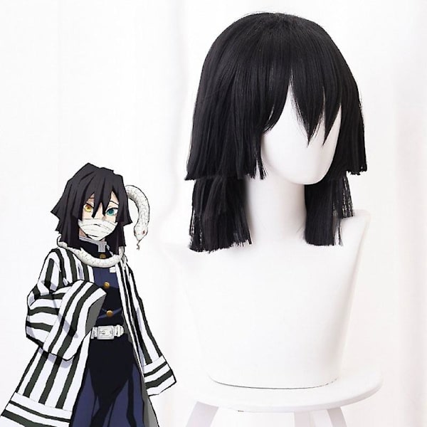 Anime Demon Slayer: Kimetsu No Yaiba Iguro Obanai Cosplay Wi