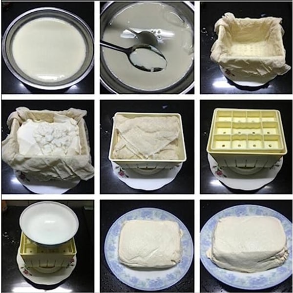 Tofu mould (2 ST) Plast DIY Hemlagad Tofu Maker form