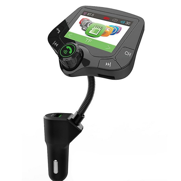 Usb-lading DAB/DAB+-adapter for bil, 2\" skjerm DAB digitalradio Bluetooth