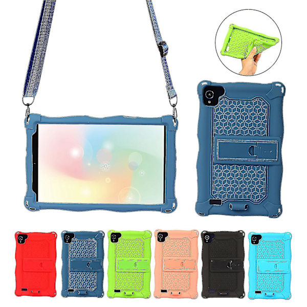 Silikoneetui til Smile 1 8-tommer tablet etui tabletstativ med pen og rem til Smile1(b)