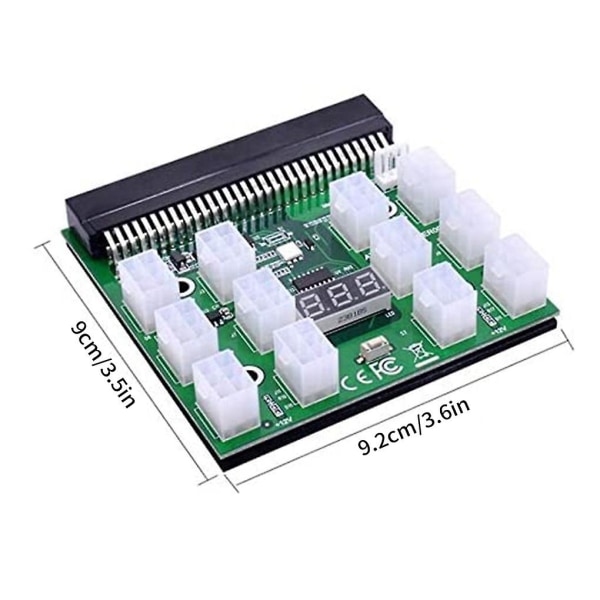 12V palvelimen virtalähde PCI-e 12x6-napainen sovitinjakotaulu