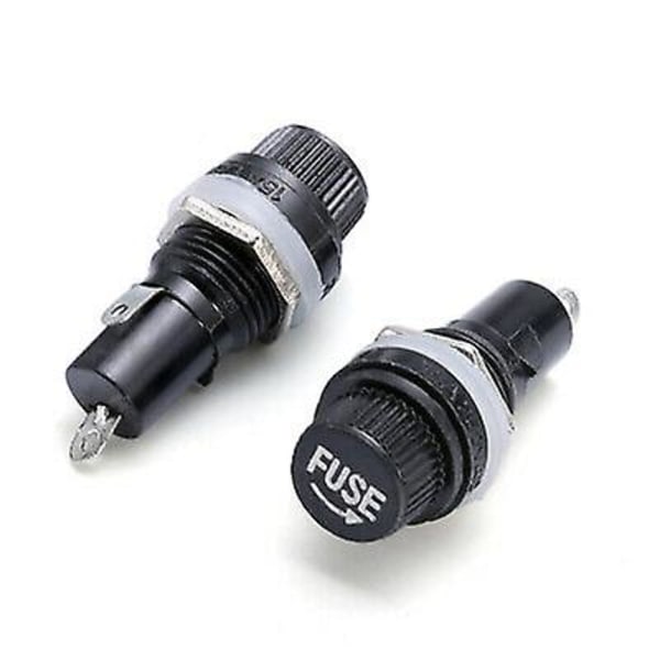 10 kpl Sulakkeenpidin Lasisulakkeet Hienosulake 5x20mm Ruuvikorkki Fk