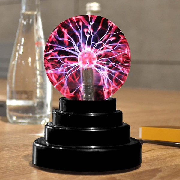 Elektrisk manövrerad plasmakula USB eller batteri magic plasma statiska bollar lava lampa ljus med beröringskänslighet