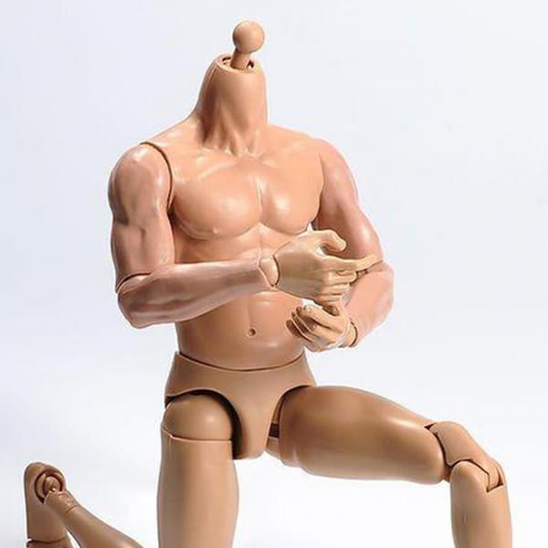 Mannlig actionfigur