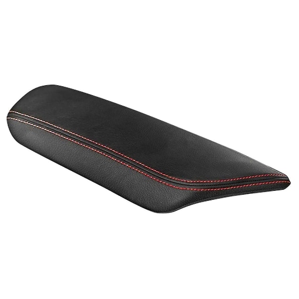 Armstöd låda lock för C- 2017-2019 Läder Center Console Armstöd lock kudde, Röd linje