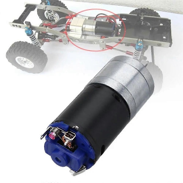 370 Metal Gearbox Sähköinen Vaihteistomoottori DC6V-12V MG DIY Päivitysosiin