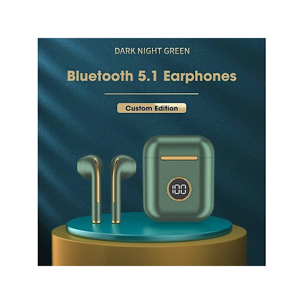 True Wireless Bluetooth -kuulokkeet J18-1 (in Ear - Vihreä)