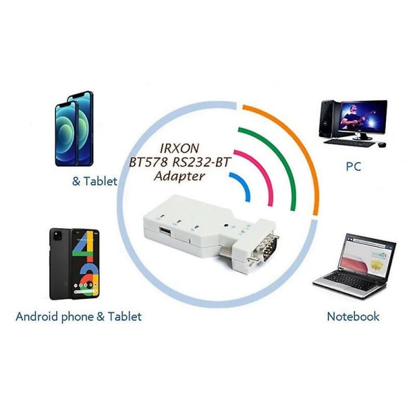 BT578 V3 RS232 Trådlös hane och hona huvud slav för total station seriell port kompatibel Bluetooth-adapter