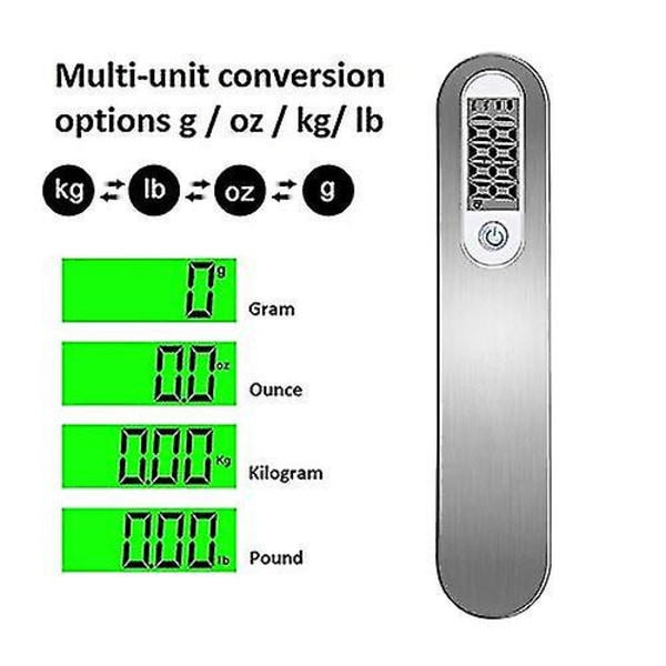 Bueskydningsbueskala Recurve/sammensat bue 110 Lb/50 Kg Tuning Scale Lcd Display G/oz/kg/lb