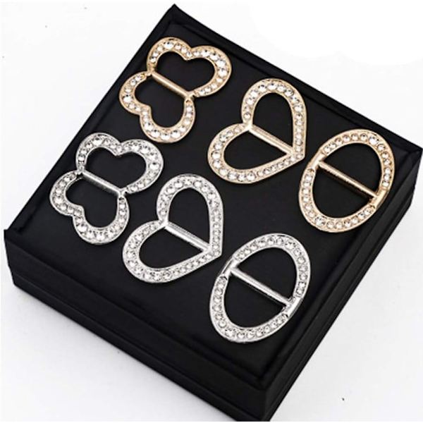Diamantscarves Spänne Sjal Klämma Ring Wrap Klämma Hållare Silke Sjal Spänne För Kläder Scarves