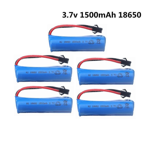 3.7v 1500mah 18650 Li-ion-akku kauko-ohjattavaan helikopteriin