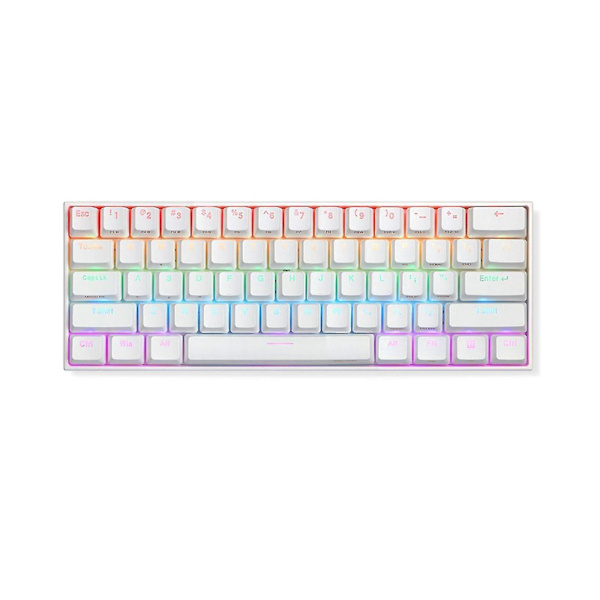 Anne Pro2 Bluetooth Rgb 61-tangenters Mini Mekanisk Tangentbord Svart Kailh Box Röd
