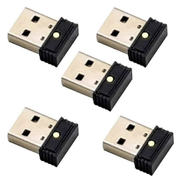 5 stk. USB Muse Jiggler, Automatisk Computer Muse Mover Jiggler, Holder Computeren Vågen, Musebevægelse