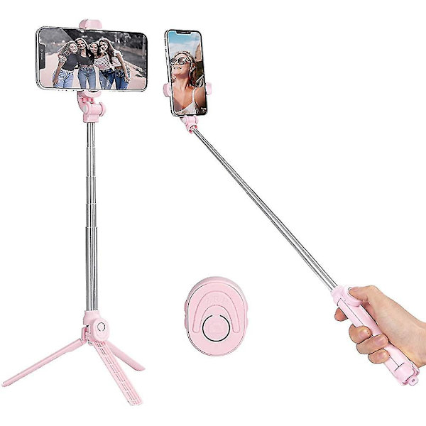 Selfie Stick. Utökbar Bluetooth Selfie Stick med Trådlös Fjärrkontroll. Telefon