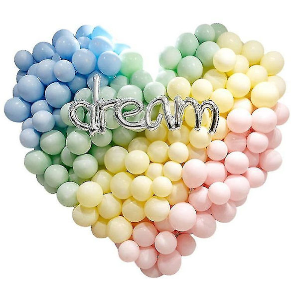 10 st 5 tum Ballong Färgglad Macaron Belon För Födelsedagsfest Bröllop