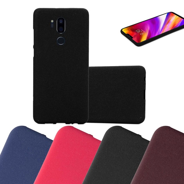 LG G7 ThinQ / FIT / ONE Hülle Handy Cover TPU etui - mat DARK BLUE FROST
