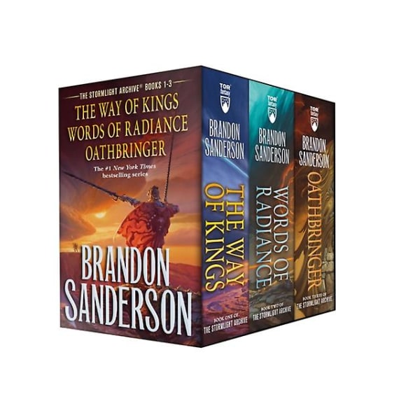 Stormlight Archive MM Boxed Set I Books 13 The Way of Kings Words of Radiance Oathbringer, Brandon Sanderson