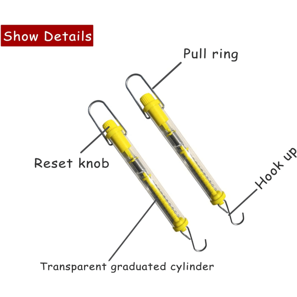 2 fjærvekter, fjærdynamometer, plastfjærvekt, 5