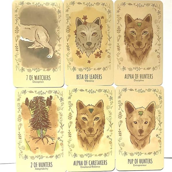 Tarotkortlek Brädspel Öde Spådom Holografiskt Papper