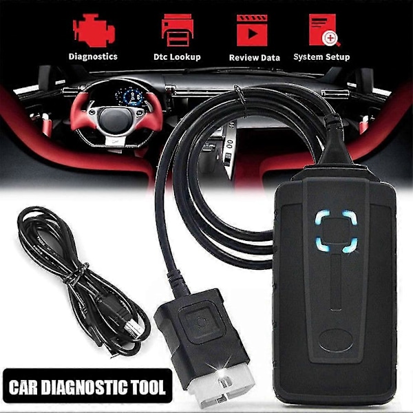 För 2022 2021 Diagnostikverktyg V5.008 Obd2 Scanner Lastbilar Bilar Bluetooth med Keygen Vd för (A)