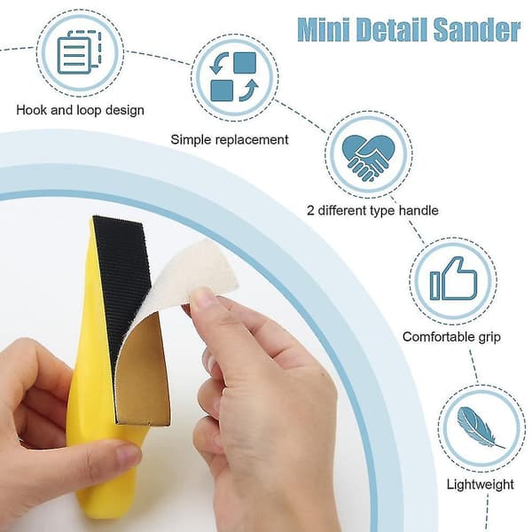Slibpapir Sæt, Mini Til Arbejde Finger Til Håndværk Mini Til Små Projekter