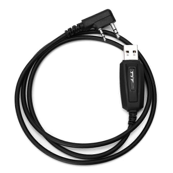 USB-programmeringskabel + programvare-CD for TYT MD-380 toveis walkie-talkie radio