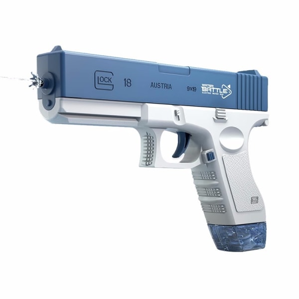 Stor vattenpistol, automatisk vattenpistol leksak Splat vattenpistol blue